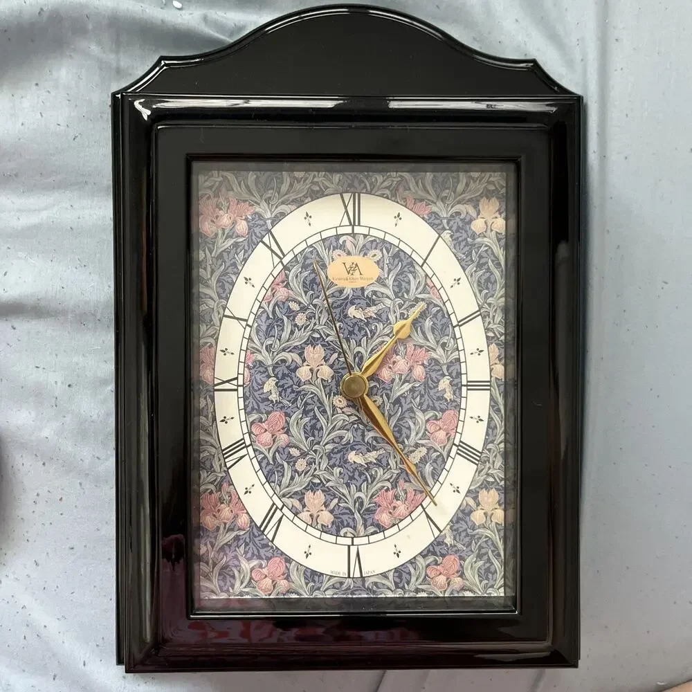 Victoria&Albert Museum By William Morris Clock with key box Made In Japan